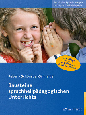 cover image of Bausteine sprachheilpädagogischen Unterrichts